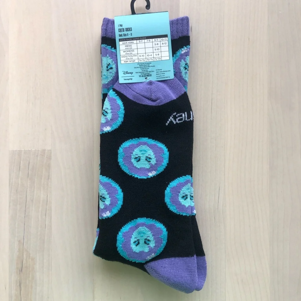 Disneyland Resort 50th The Haunted Mansion Madame Leota Crew Socks